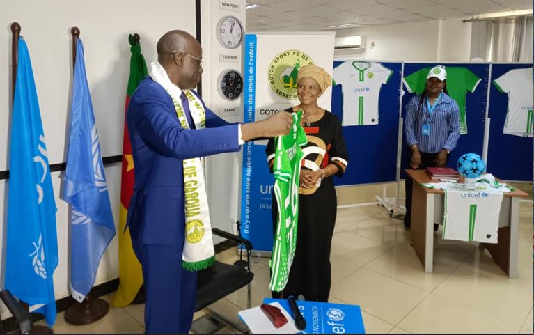 Cameroun : Coton sport Fc signe un partenariat avec l’Unicef