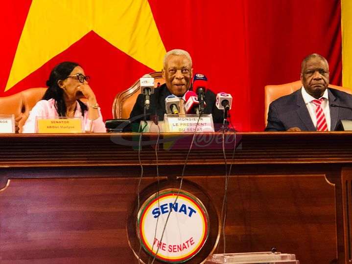 Marcel Niat Njifenji encore président du Sénat