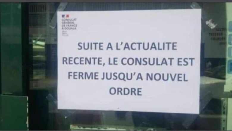 Le consulat de France fermé à Douala