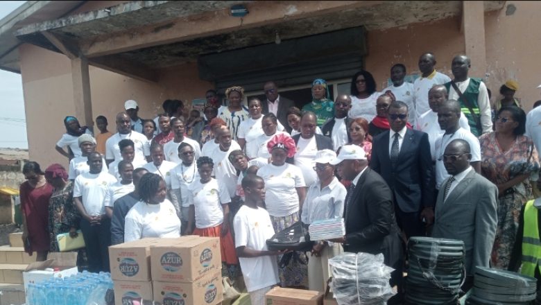 GLOBELEQ remet des dons aux sinistrés de Mbankolo