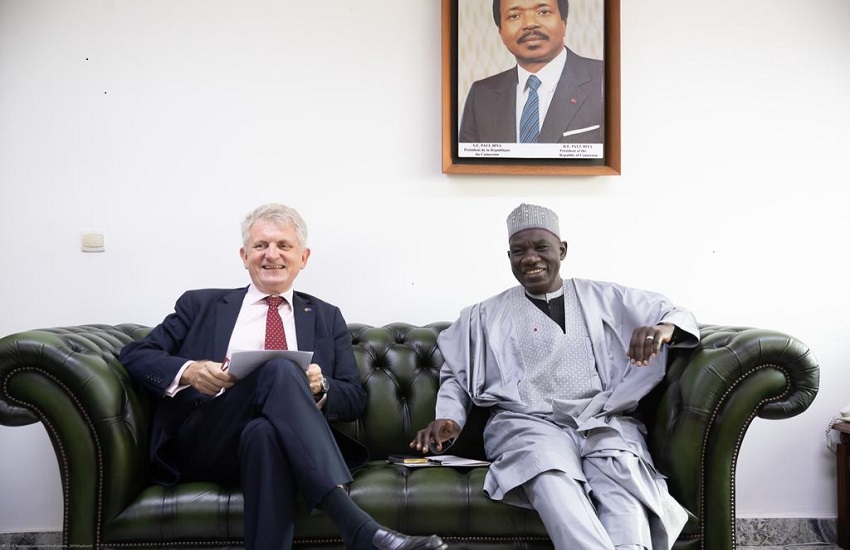 Cameroun : le nouvel Ambassadeur, Chef de Délégation de l’UE reçu par le ministre de l’Economie