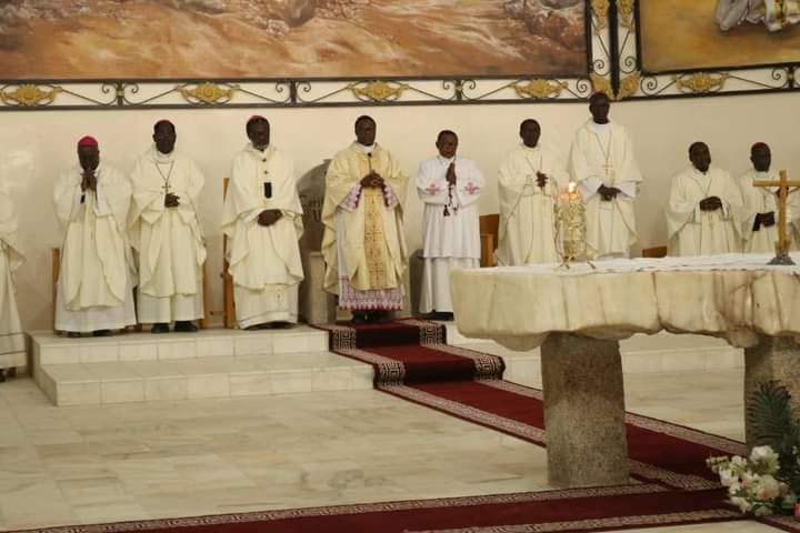 Les évêques réunis au séminaire de Maroua