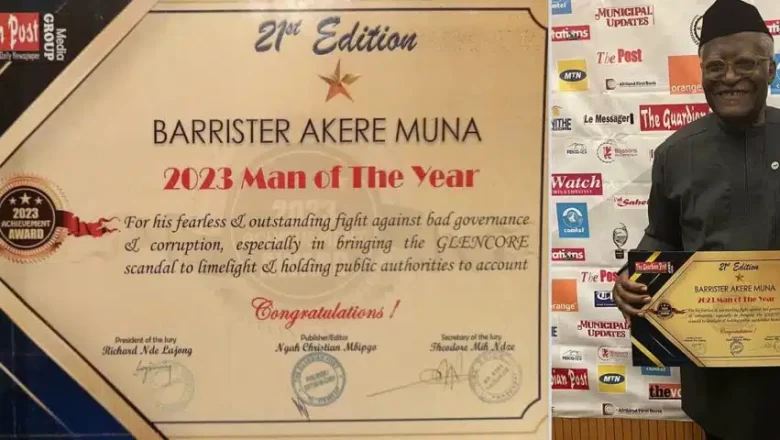 Akere Muna, homme de l’année 2023