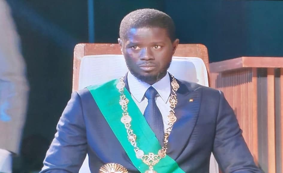 Cabral Libii assiste à la prestation de serment de Bassirou Diomaye Faye, nouveau président du sénégal
