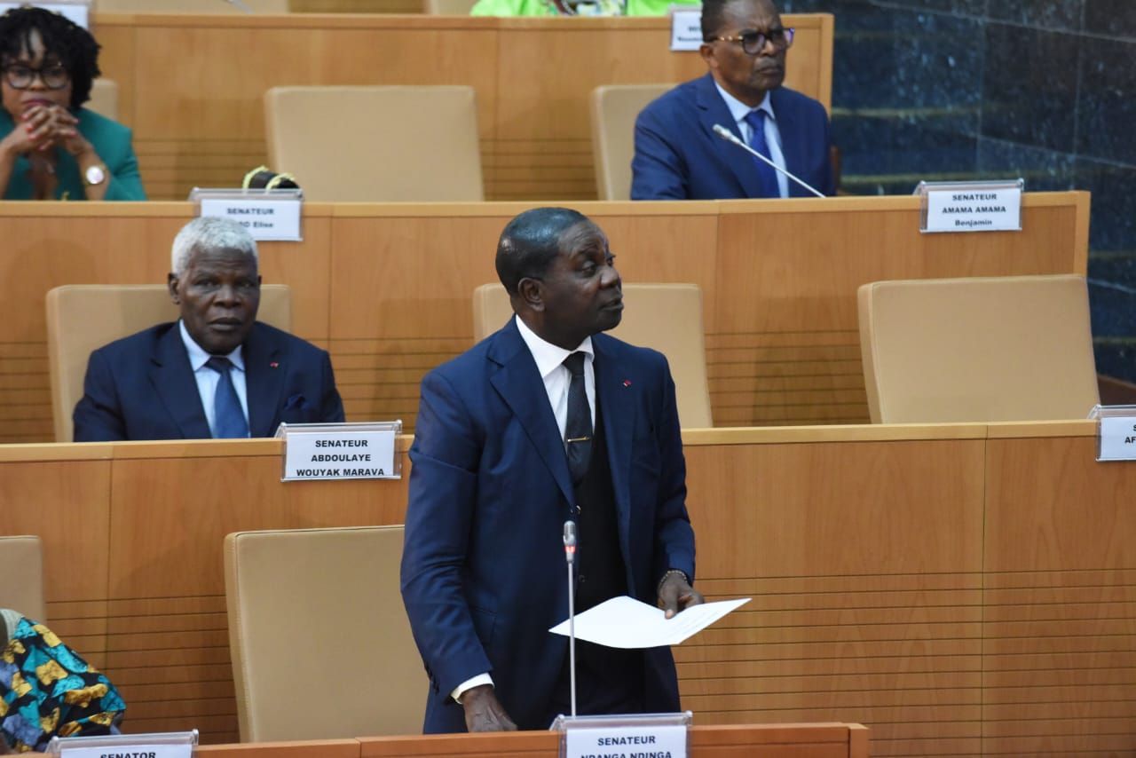 Badel Ndanga Ndinga est président du groupe parlementaire RDPC au Sénat