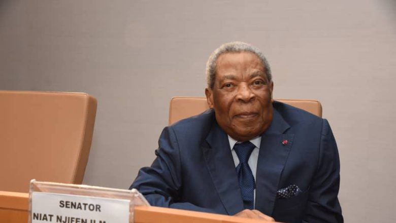 Marcel Niat Njifenji conserve son poste de président du Sénat