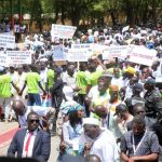 Des jeunes mobilisés à Maroua pour soutenir Paul Biya